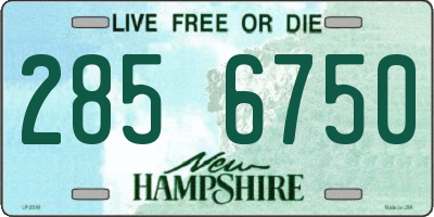 NH license plate 2856750
