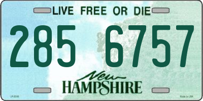 NH license plate 2856757