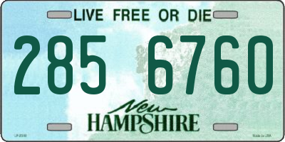 NH license plate 2856760