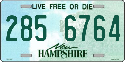 NH license plate 2856764