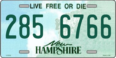 NH license plate 2856766