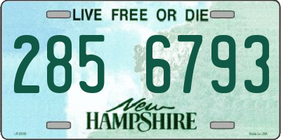 NH license plate 2856793