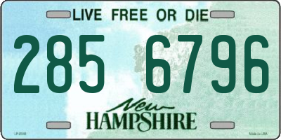 NH license plate 2856796