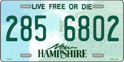 NH license plate 2856802