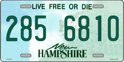 NH license plate 2856810