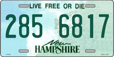 NH license plate 2856817