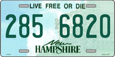 NH license plate 2856820