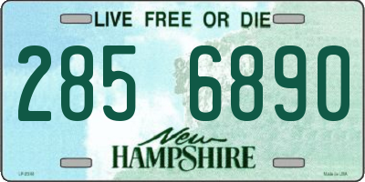 NH license plate 2856890