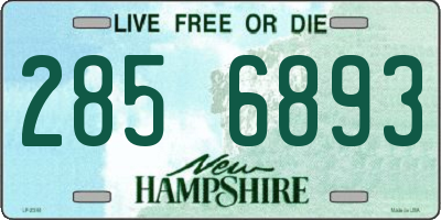 NH license plate 2856893