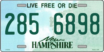 NH license plate 2856898