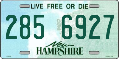 NH license plate 2856927