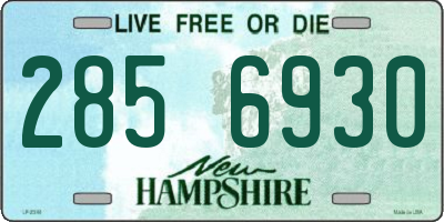 NH license plate 2856930