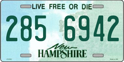 NH license plate 2856942