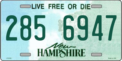 NH license plate 2856947