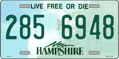 NH license plate 2856948