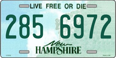 NH license plate 2856972