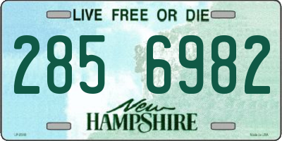 NH license plate 2856982