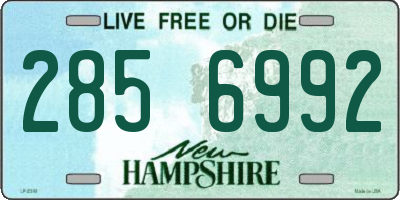 NH license plate 2856992