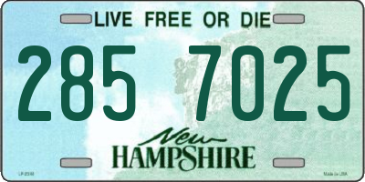 NH license plate 2857025