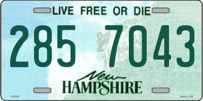 NH license plate 2857043
