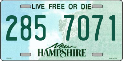 NH license plate 2857071