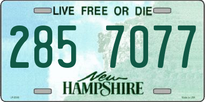 NH license plate 2857077