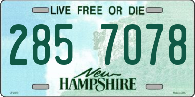 NH license plate 2857078
