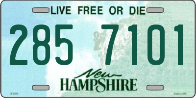NH license plate 2857101