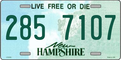 NH license plate 2857107
