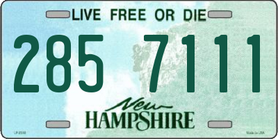 NH license plate 2857111