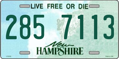 NH license plate 2857113