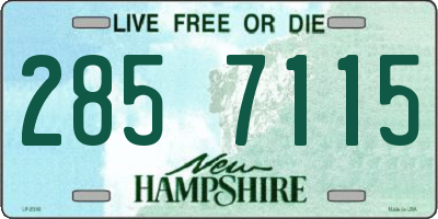 NH license plate 2857115