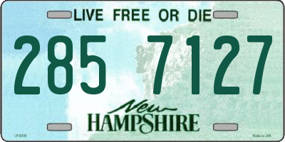 NH license plate 2857127