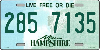 NH license plate 2857135