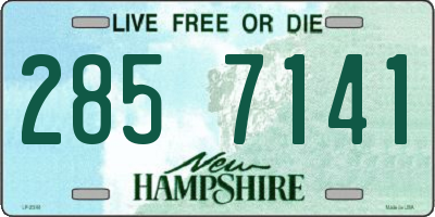 NH license plate 2857141