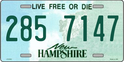 NH license plate 2857147