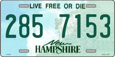 NH license plate 2857153