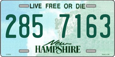 NH license plate 2857163
