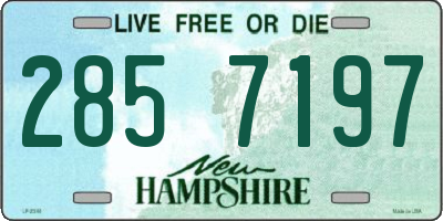 NH license plate 2857197
