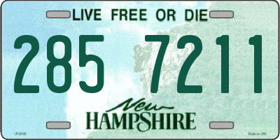 NH license plate 2857211