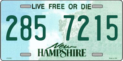 NH license plate 2857215