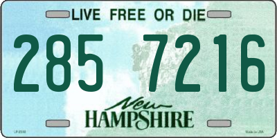 NH license plate 2857216