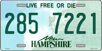 NH license plate 2857221