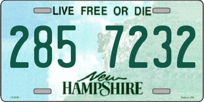 NH license plate 2857232
