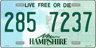 NH license plate 2857237