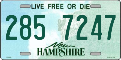 NH license plate 2857247