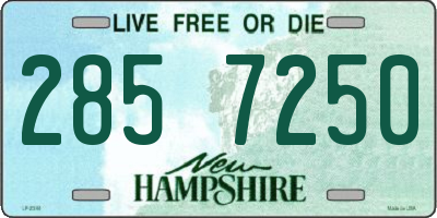 NH license plate 2857250