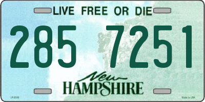 NH license plate 2857251