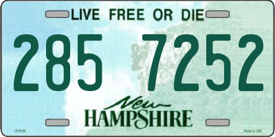 NH license plate 2857252