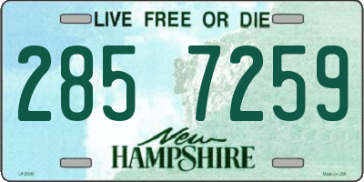 NH license plate 2857259